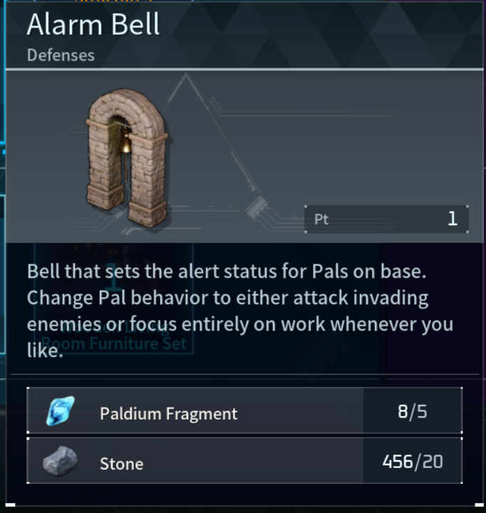 Alarm Bell Palworld