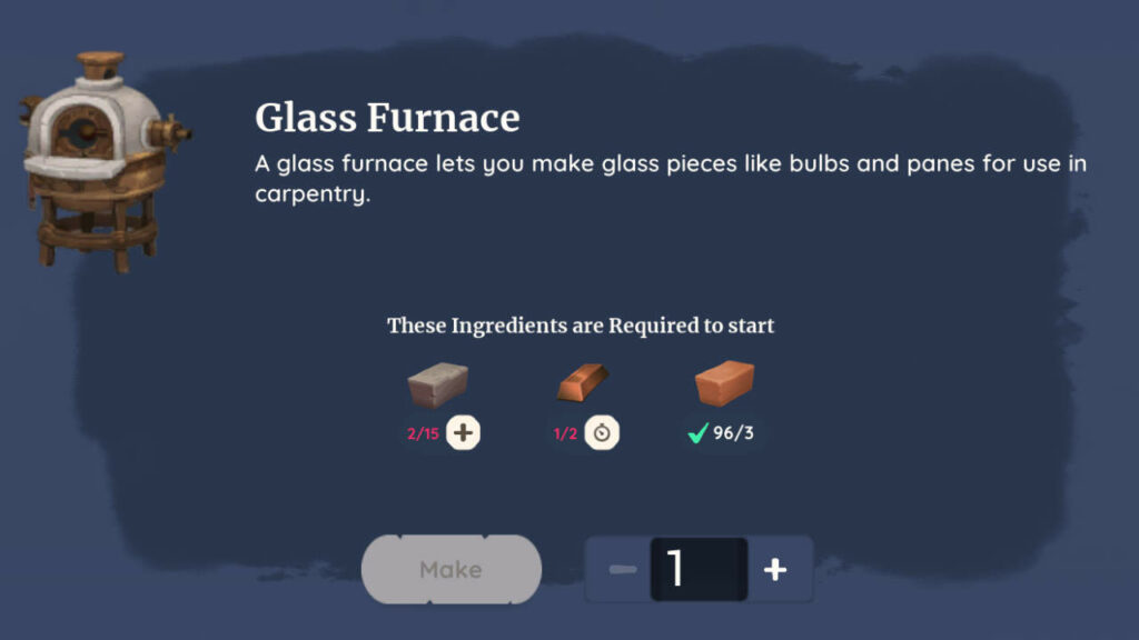 Glass Furnace Palia