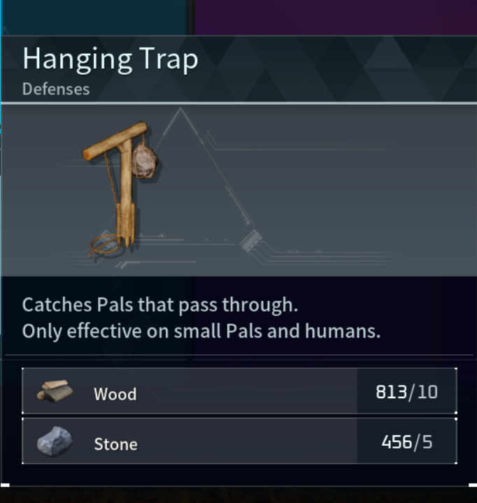 Hanging Trap Palworld