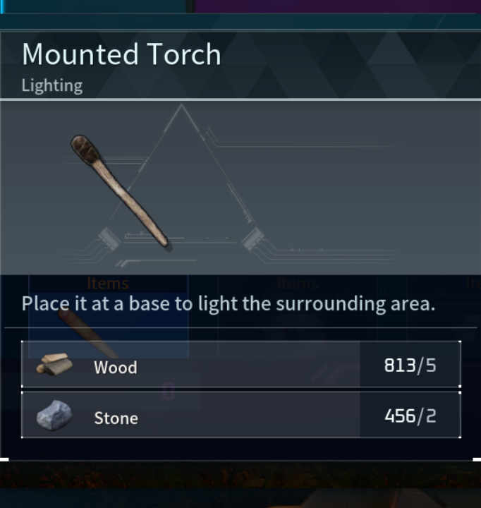 Mounted Torch Palworld