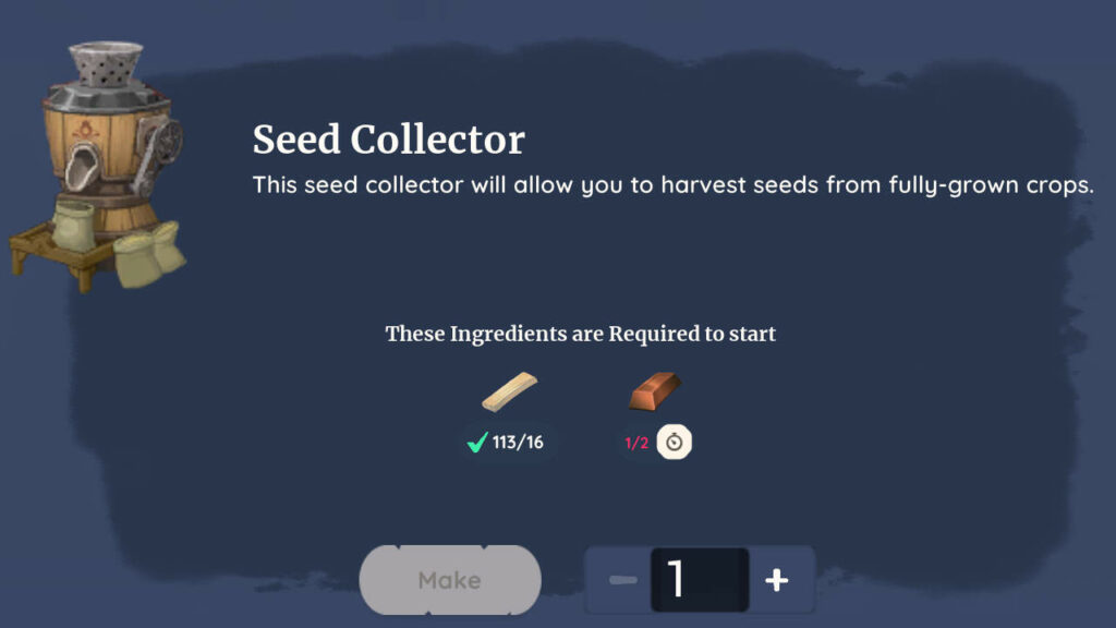 Seed Collector Palia