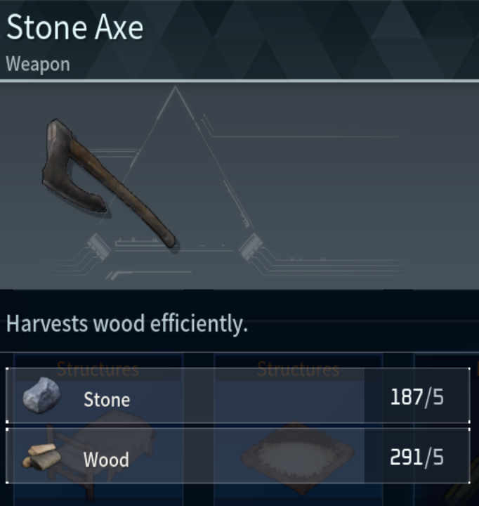 Stone Axe Palworld