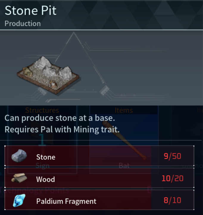 Stone Pit Palworld