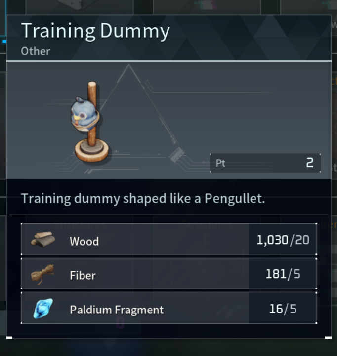 Training Dummy Palworld