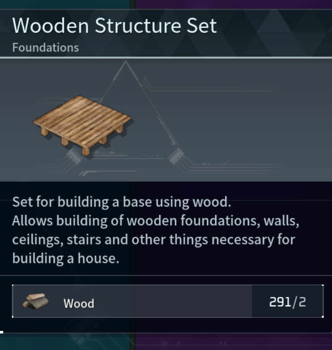 Wooden Structure Set Palworld