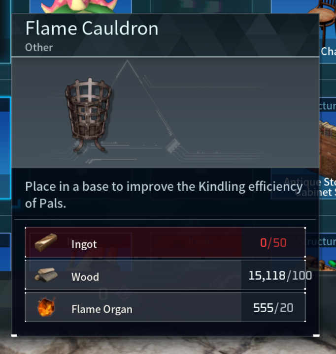 Flame Cauldron Palworld
