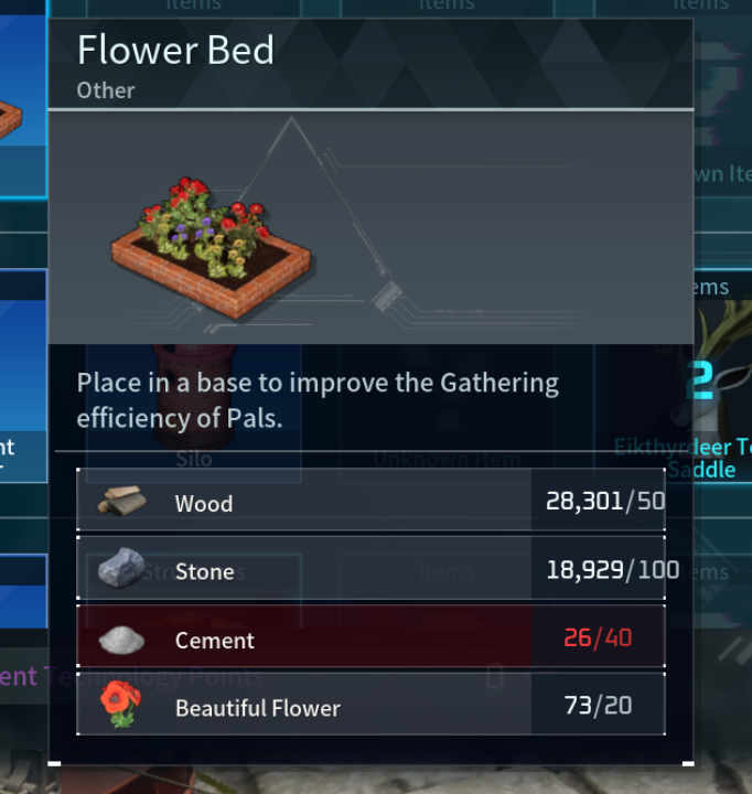 Flower Bed Palworld