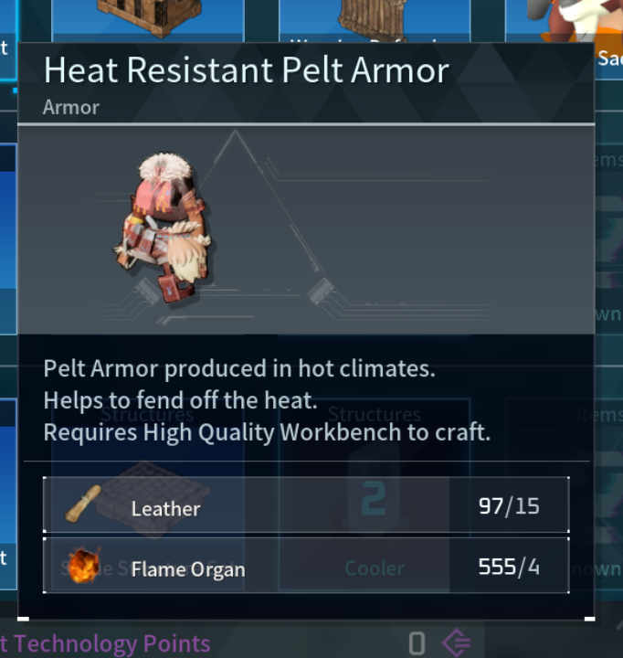 Heat Resisstant Pelt Armor Palworld