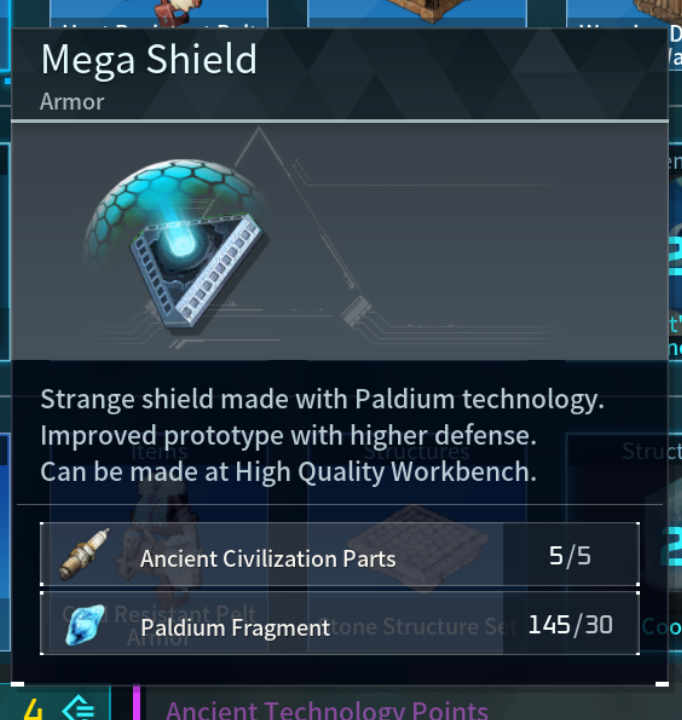 Mega Shield Palworld