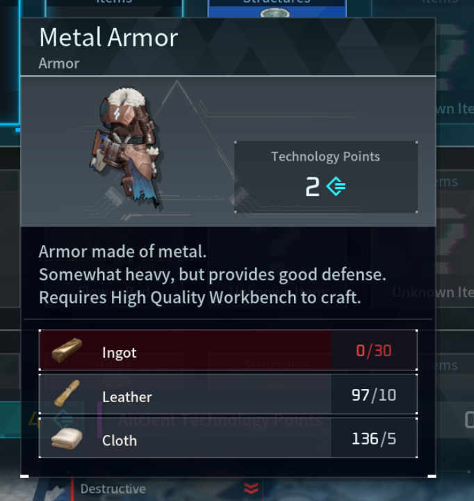 Metal Armor Palworld