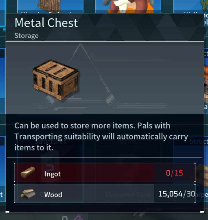 Metal Chest Palworld