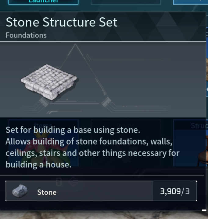 Stone Strukture Set Palworld