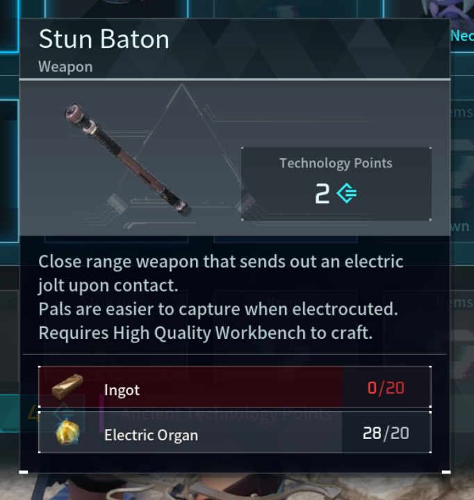 Stun Baton Palworld