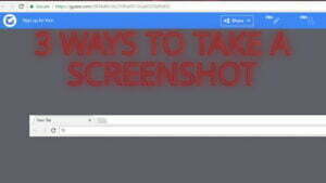 3 ways to take a sceenshot Featured Img