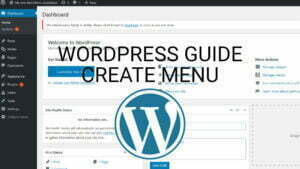 featured image wordpress create menu