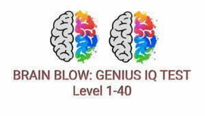 BRAIN BLOW GENIUS IQ TEST LEVEL 1 40
