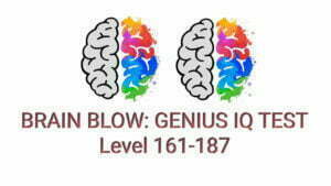 BRAIN BLOW GENIUS IQ TEST LEVEL 161 187