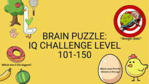 Brain Puzzle IQ Challenge Level 101 150