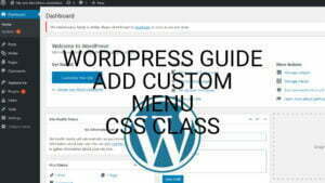 featured image wordpress custom css menu class