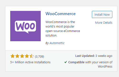 WordPress WooCommerce Plugin