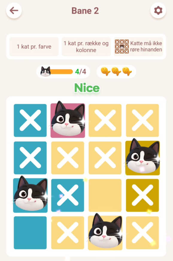 Meowdoku: Brain Puzzle Games level 1-5 2 Meowdoku Level 2
