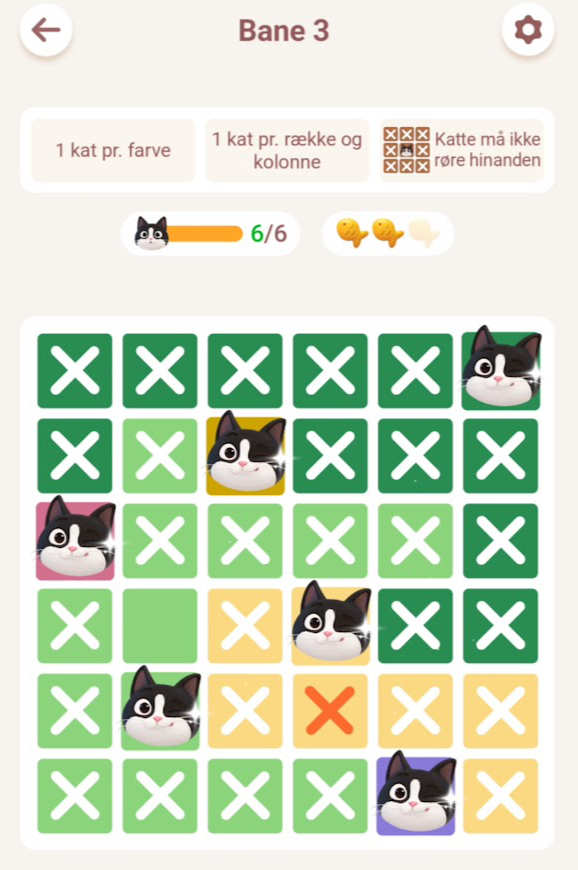 Meowdoku: Brain Puzzle Games level 1-5 3 Meowdoku Level 3