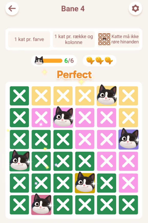 Meowdoku: Brain Puzzle Games level 1-5 4 Meowdoku Level 4